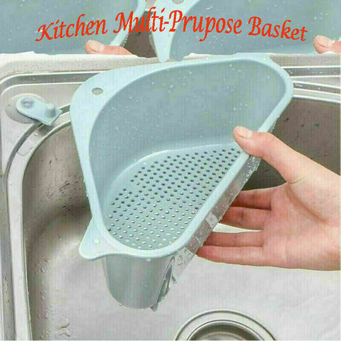 Folding Kitchen Sink Drain Basket Suction Cup Sink Drain Rack