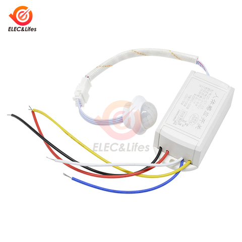 PIR Infrared Body Motion Sensor Detection LED Automatic Light Control switch 110V 220V Mini Closet PIR Sensor Smart Home Switch ► Photo 1/6