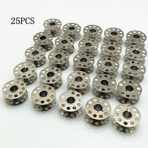 25PCS Stainless Steel Metal Bobbins Spool Sewing Craft Tools Sewing Machine Bobbins Spool for Brother Singer AA8269-1 ► Photo 1/5