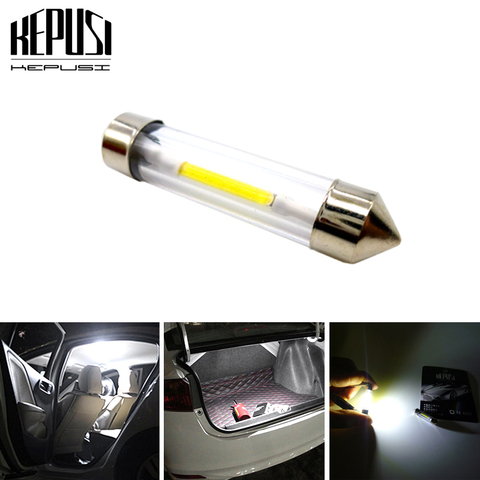 1pcs SV8.5 C5W C10W led White festoon LED car light COB Interior Lighting Reading 31 36 39 41 mm Signal Lamp Bulb 12V ► Photo 1/6