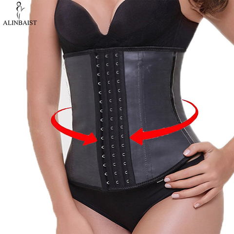 9 Steel Bone Latex Waist Trainer Shapewear Slimming Belt Waist Cincher Body Shaper Girdle Workout Tummy Control Corset for Women ► Photo 1/6