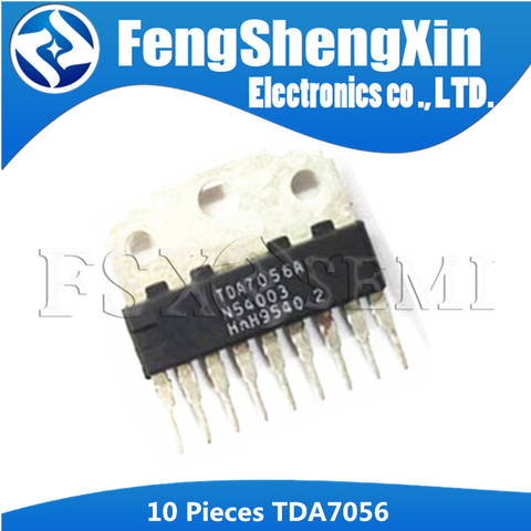 10pcs TDA7056A SIP-9 TDA7056 SIP9 TDA7056B audio power amplifier IC ► Photo 1/1