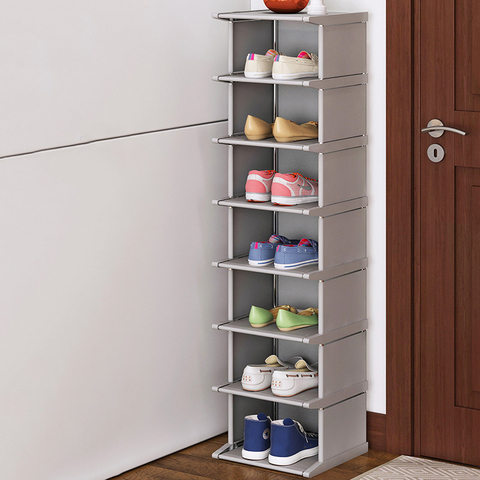 Simple Dustproof Shoe Rack Corner Vertical Space-saving Hallway Entryway Shoe Organizer Closet Furniture Modular Shoe Cabinet ► Photo 1/6