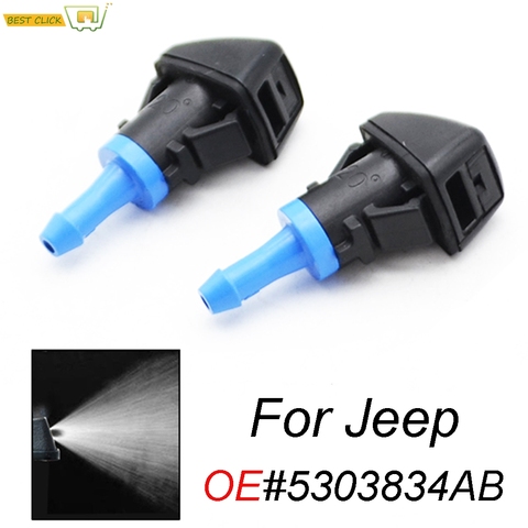 Misima x2 Front Windscreen Wiper Washer Jet Spray Nozzle For Jeep Patriot 2008 2009 2010 2011 2012 2013 2014 For Compass 08-10 ► Photo 1/4