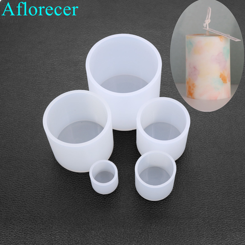 Cylindrical candle Mould Handmade Candle Mold Silicone Mold Wax mold Small Craft flower planter concrete cement clay Mold ► Photo 1/6