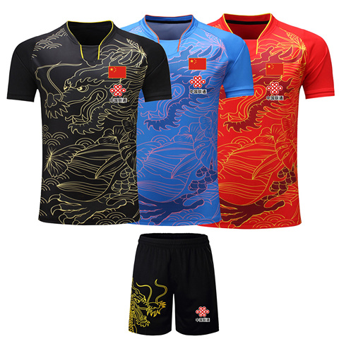 2022 CHINA Dragon table tennis Jerseys Shorts Men / Women / Child , ping pong Jersey,Table tennis Shirt Sets table tennis shirts ► Photo 1/6