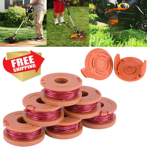 Lawn Mower Replacement Kits Grass String Trimmer Spool Line Cap Cover with  WORX WA0010 Grass String Trimmer Spool Line ► Photo 1/6