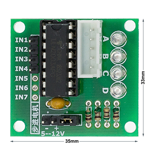 High-power ULN2003 Stepper Motor Driver Board Test Module A23 ► Photo 1/5