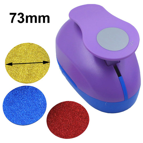 3'' Circle punch 75mm diy craft hole puncher for scrapbooking punches eva maker Kids scrapbook paper cutter Embossing sharper ► Photo 1/5