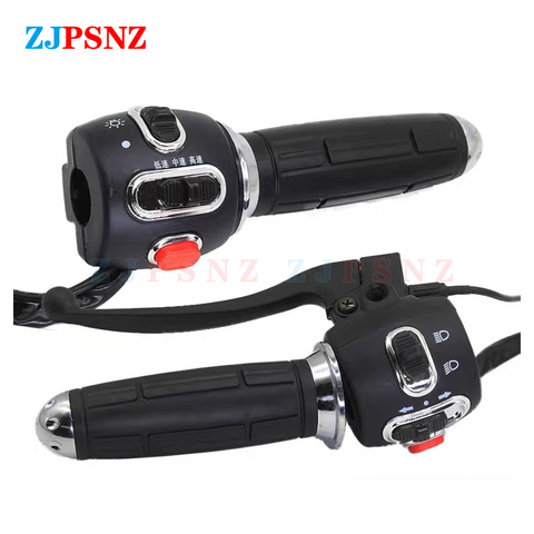 Throttle Handle Speed Shift Regulator Control Grip Horn High Beams Low Beams Turn Signal Brake Switch Electric Vehicle Scooter ► Photo 1/6