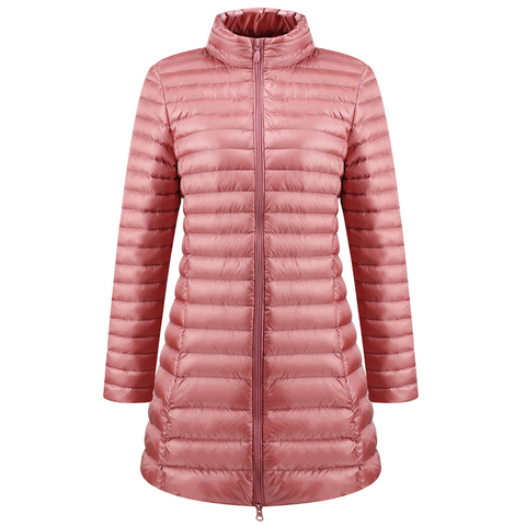 Winter down jacket ultralight ladies warm jacket coat ladies new brand winter jacket ultralight 90% white duck down coat jacket ► Photo 1/6