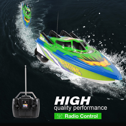 RC Boat High Speed Boat radio controlled motor boat, 20km/h remote controlled toy gifts for children and beginner ► Photo 1/6