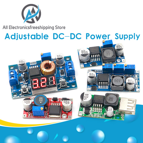 1PCS High Quality 3A Adjustable DCDC LM2596 LM2596S input 4V-35V Output 1.23V-30V dc-dc Step-down Power Supply Regulator module ► Photo 1/6
