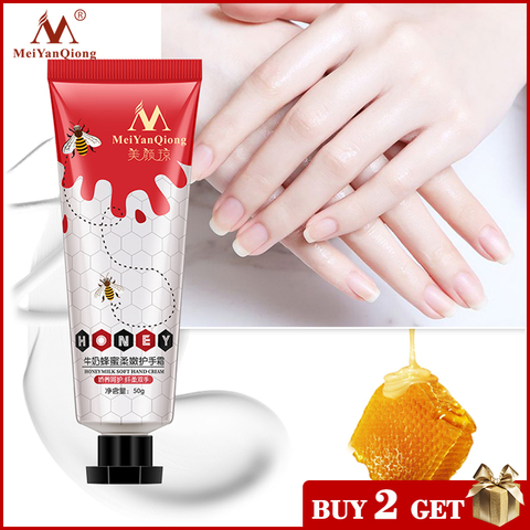 Honey Milk Soft Hand Cream Lotions Serum Repair Nourishing Hand Skin Care Anti Chapping Anti Aging Moisturizing Whitening Cream ► Photo 1/6