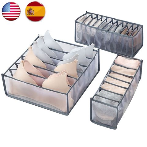 6/7/11 Grid Underwear Bra Socks Storage Boxes Cabinet Organizers Wardrobe  Closet Home Organization Drawer Divider Dormitory - Price history & Review, AliExpress Seller - 11.11 Deals Store