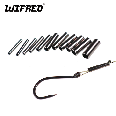 Cheap High Quality Stainless Steel Fishing Wire Tube Crimp Sleeve Line  Crimping Sleeves single Copper