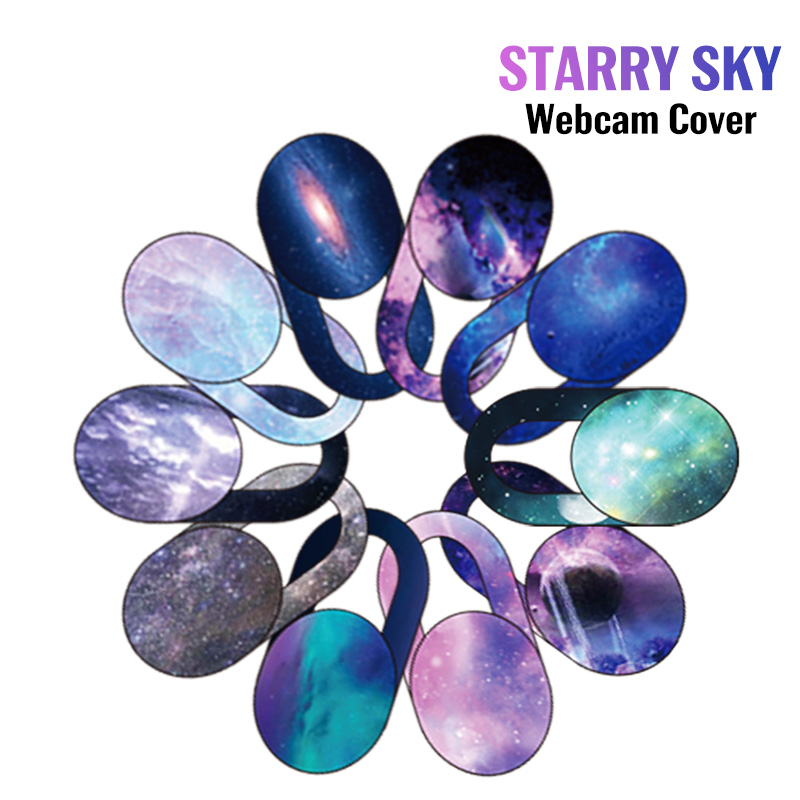 FONKEN Webcam Slider Laptop Camera Cover Starry Sky PC Webcam Cover For Macbook Ultra Thin Cell Phone Lens Cover Privacy Sticker ► Photo 1/6
