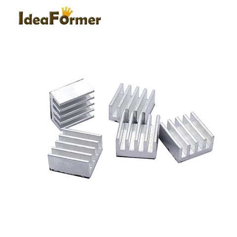 10pcs Aluminum Silver Heat Sink  Stepper Driver A4988 Heat sink 3D Printer parts ► Photo 1/1