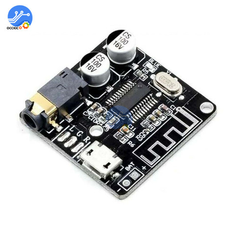 Bluetooth 5.0 MP3 Player Module Decoder Board Amplifier Car Speaker Audio Power AMP DC 3.7-5V Dual Channel Music Player Board ► Photo 1/6