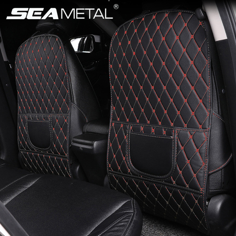 PU Leather Car Seat Back Protector Pad Interior Auto Anti Kick Pads for Kids Child Kick Anti Dirty Protect Mats Auto Accessories ► Photo 1/1