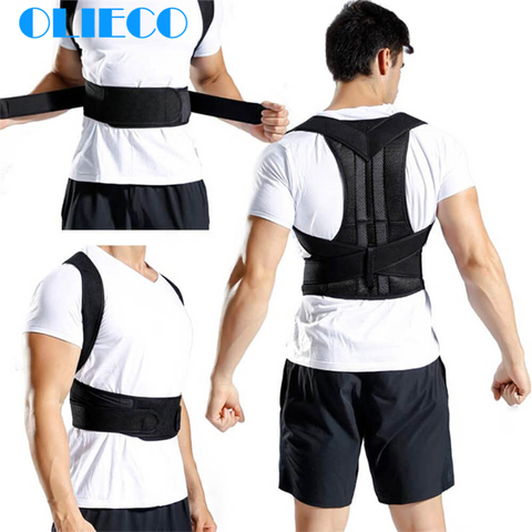 Back Posture Corrector Adjustable Spine Shoulder Lumbar Corset Orthopedic Brace Support Belt Prevent Clavicle Pain Slouching Hot ► Photo 1/6