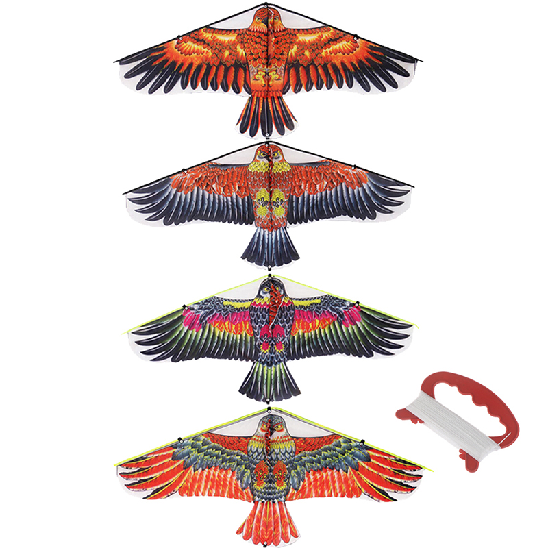 1.1m  Eagle Flying Kite with 30 Metre Line  Birds Children Kids Toy New Outdoors 