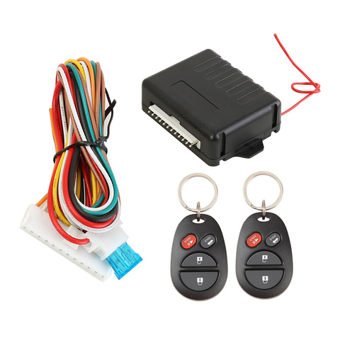 Universal Multi-functional Car Remote Central Door Lock Kit Keyless Entry Alarm System 410/T123 Car Accessaries Supplies ► Photo 1/6