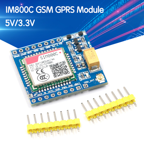 SIM800C GSM GPRS Module 5V/3.3V TTL Development Board IPEX With Bluetooth And TTS For Arduino STM32 C51 for Arduino ► Photo 1/6