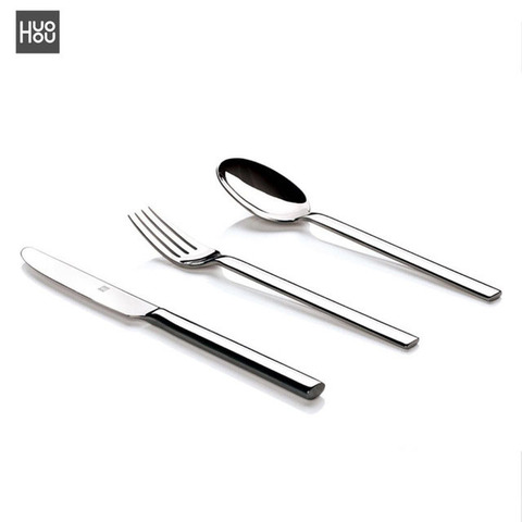 Original Huohou Steak Knives Spoon Fork Stainless Steel Dinner Dinnerware Household Cutlery For Family Friends Gift ► Photo 1/6