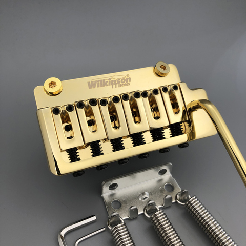 Wilkinson Guitar Bridge 2 point Tremolo Vibrato Gold ► Photo 1/6