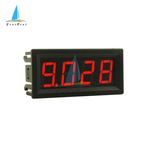 0-10A 4-digits bit Ammeter Current Panel Meter Gauge 0.56 inch Red Green Blue LED Display ► Photo 1/6