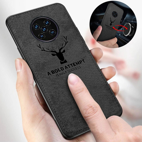 Vintage Cloth Case For Huawei Mate 40 30 Pro mate 20 10 lite Nova 5T 7i 3i 3 Y7P Y8P Y8S Y9S Build-in Magnet Cover Deer Shell ► Photo 1/6