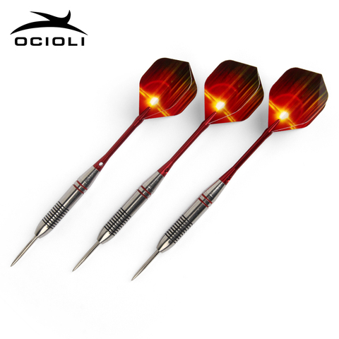 New 3 Pcs/Sets of Darts Professional 24g Steel Tip Dart With Aluminium Shafts Nice Dart Flights High Quality ► Photo 1/6