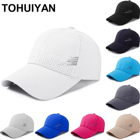 2022 Summer Baseball Cap Men Fashion Breathable Mesh Sun Hat Bone Feminino Casquette Trucker Caps Women Branded Sports Hats ► Photo 1/6