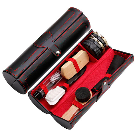 Hot Selling 1 Set Leather Shoes Polish Cleaning Kit Keep Shiny Clean Tools for Shoes Bags -B5 ► Photo 1/6