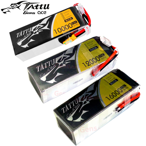 Tattu UAV HV Lipo Battery 6S 10000mAh 12000mAh 16000mAh 22.8V 15C 148Wh for Large Model Aircraft Experimental Robots Dynamics ► Photo 1/1