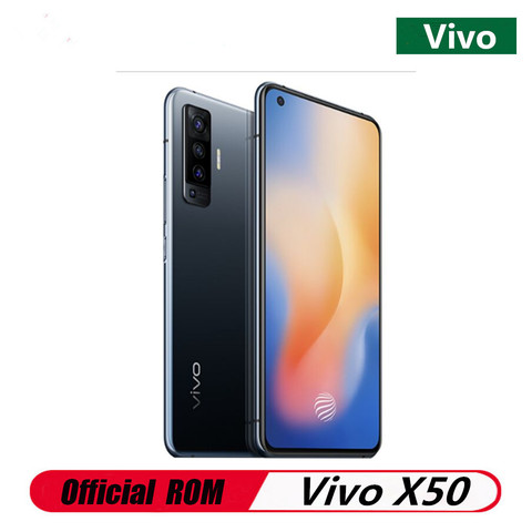 DHL Fast Delivery Vivo X50 5G Cell Phone 6.56 inch AMOLED 90HZ Face ID Screen Fingerprint 33W Charger 48.0MP IMX598 X50 5G ► Photo 1/6