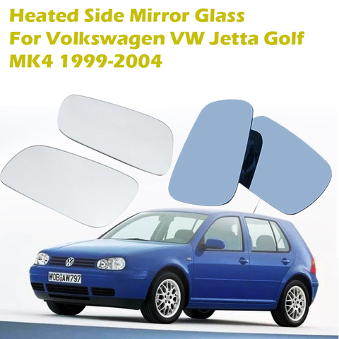 Heated Side Rearview Mirror Glass Heater Anti-fog Defrosting Door Heated Wing Mirror For Volkswagen VW Jetta Golf MK4 1999-2004 ► Photo 1/6