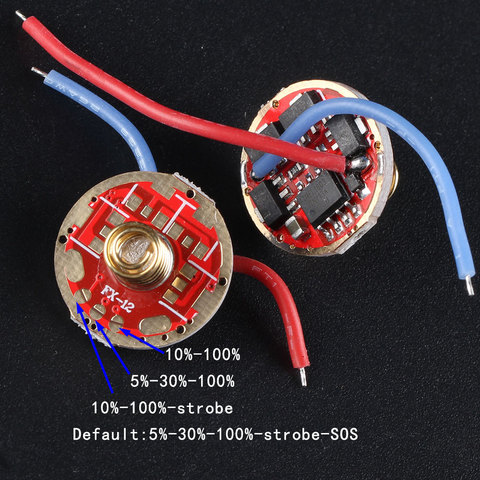 4Groups AMC7135*4 Flashlight circuit board Anti-reverse ► Photo 1/1