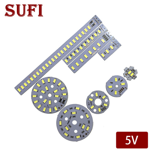 10pcs LED Light Source 5V Light Board 1W 2W 3W 5W 10W 12W Without Power Supply To Drive USB Universal For DIY Table Lamp ► Photo 1/6