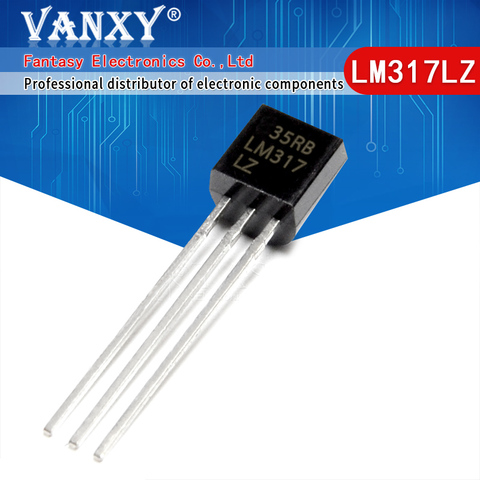 20pcs LM317 TO92 LM317LZ  LM317L Voltage Regulator 1.2V to 37V 100mA 0.1A TO-92 new and original ► Photo 1/4