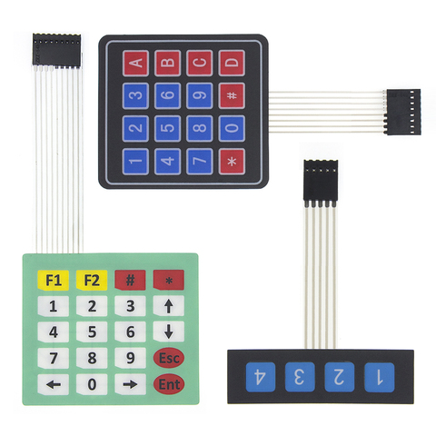 1*4 4*4 4*5 Matrix Array/Matrix Keyboard 16 Key Membrane Switch Keypad for arduino  1x4 4x4 4x5 ► Photo 1/6