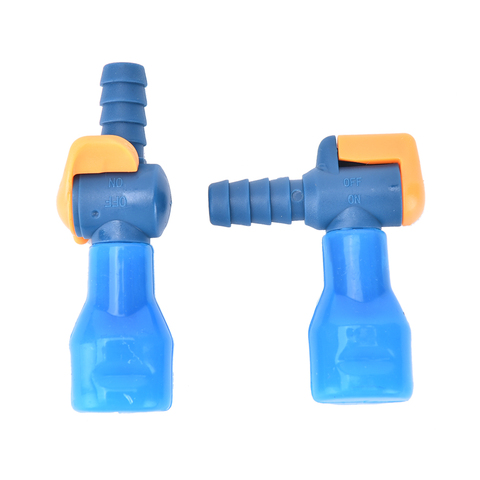 Durable Blue Color Outdoor Water Bags Silicone 90 Degree Straight Hydration Pack Suction Nozzle Bite Valve Camping Essential ► Photo 1/6