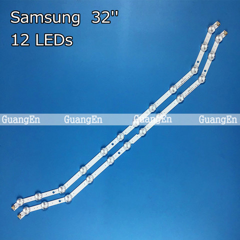 2PCS 12 LED Backlight strip For Samsung 32