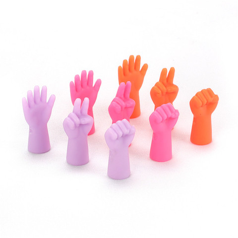 6Pcs/bag Knitting  Needles Point Protectors Mix Shaped Needle Tip Stopper Cover Accessories for Knitting and Sewing Accessories ► Photo 1/6