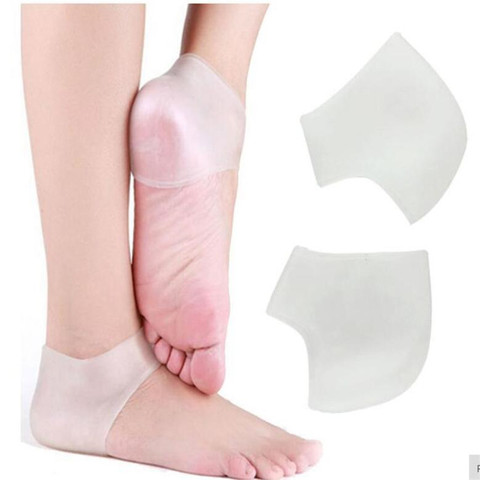 1Pair Feet Care Socks Silicone Moisturizing Gel Heel Socks Foot Skin Care Protectors Anti cracking Heel Protector Pain Relief ► Photo 1/5