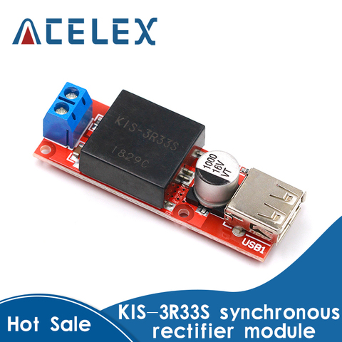 5V USB Output Converter Board DC-DC 7V-24V To 5V 3A Step-Down Non-isolated Buck KIS3R33S Module KIS-3R33S Overcurrent Protection ► Photo 1/6