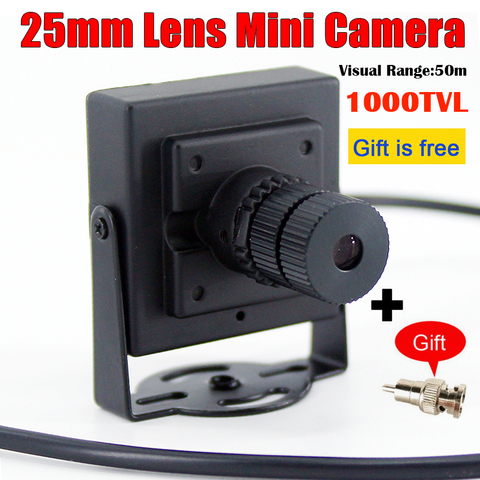 1000TVL Mini CCTV Camera 25mm Lens Long Distance Monitor Angle of View 10degree 700TVL CCTV Security Video Surveillance Camera ► Photo 1/6