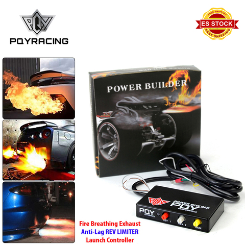 Power Builder Type B Rev Limiter Racing Exhaust Flame Thrower Kit Ignition Rev Limiter Launch Control Fire Controller PQY-QTS01 ► Photo 1/6