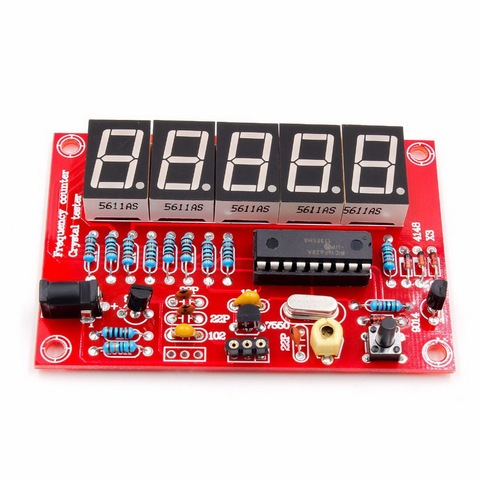 DIY Kits1Hz-50MHz Frequency  Crystal Oscillator Frequency  Meter Digital LED Tester Meter frequency meter digital ► Photo 1/6